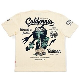 テッドマン(TEDMAN)のﾃｯﾄﾞﾏﾝ/Tｼｬﾂ/ﾎﾜｲﾄ/tdss-529/ｴﾌ商会/ｶﾐﾅﾘﾓｰﾀｰｽ(Tシャツ/カットソー(半袖/袖なし))