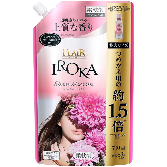 【新品】フレア フレグランス IROKA シアーブロッサムの香り 詰替 10袋 1
