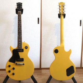 イーエスピー(ESP)のグラスルーツ G-LS-57-LH TV Yellow レフティ（左利き用）(エレキギター)