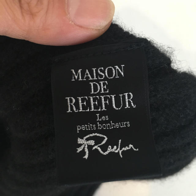 Maison de Reefur(メゾンドリーファー)のリーファーカシミアニット帽 レディースの帽子(ニット帽/ビーニー)の商品写真