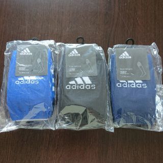 アディダス(adidas)の子供用ソックス adidas 3足(靴下/タイツ)