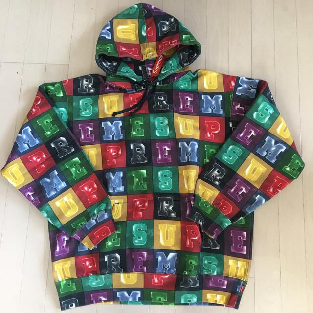 Ｌ】20 supreme Blocks Hooded Sweat 定価以下 - パーカー