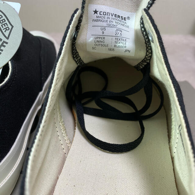 CONVERSE(コンバース)のコンバース　スニーカー　1SC047  黒　新品　23.5〜29センチまであり レディースの靴/シューズ(スニーカー)の商品写真
