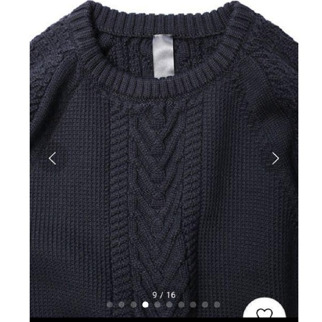 SHAREEF(シャリーフ)の未使用 SHAREEF BORDER SLEEVE PULL-OVER knit メンズのトップス(ニット/セーター)の商品写真