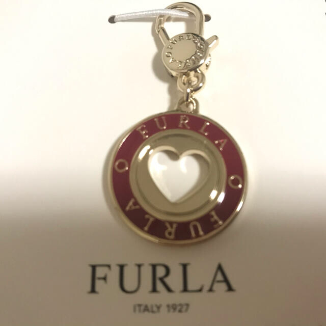 Furla(フルラ)の(プレゼント最適)フルラ ラブリーハートバッグチャーム ハンドメイドのファッション小物(バッグチャーム)の商品写真