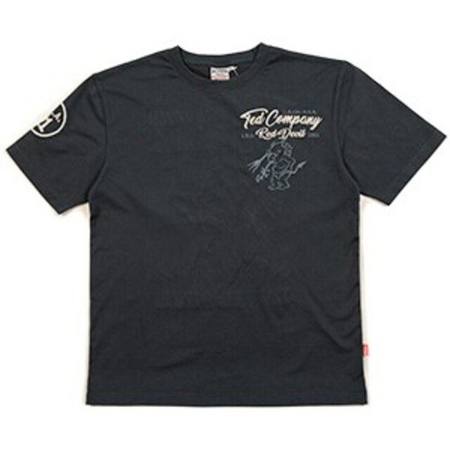 TEDMAN(テッドマン)のﾃｯﾄﾞﾏﾝ/総刺繍/Tｼｬﾂ/ﾈｲﾋﾞｰ/tdss-534/ｶﾐﾅﾘﾓｰﾀｰｽ メンズのトップス(Tシャツ/カットソー(半袖/袖なし))の商品写真