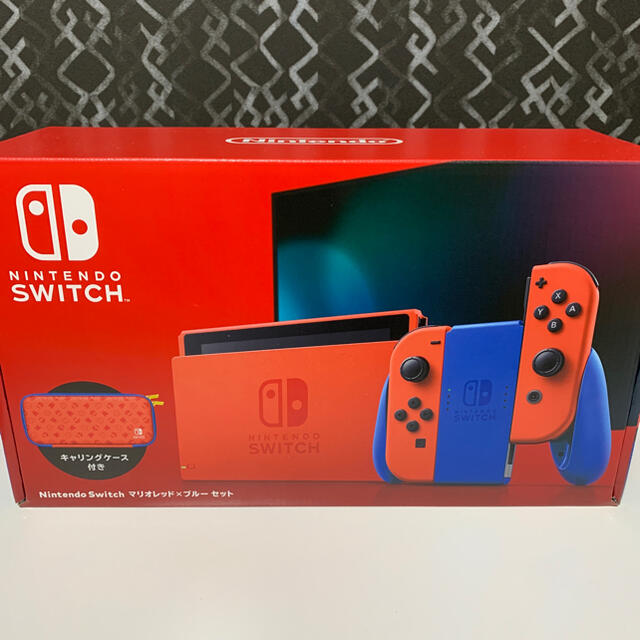 Nintendo switch  本体　マリオレッド×ブルー　新品　未開封