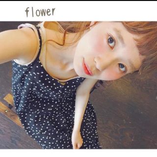 フラワー(flower)のflower♡ドットロンパース♡mystic snidel kastane(オールインワン)