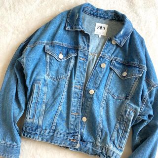 ザラ(ZARA)のZARA オーバーサイズ ルーズ デニムジャケット(Gジャン/デニムジャケット)