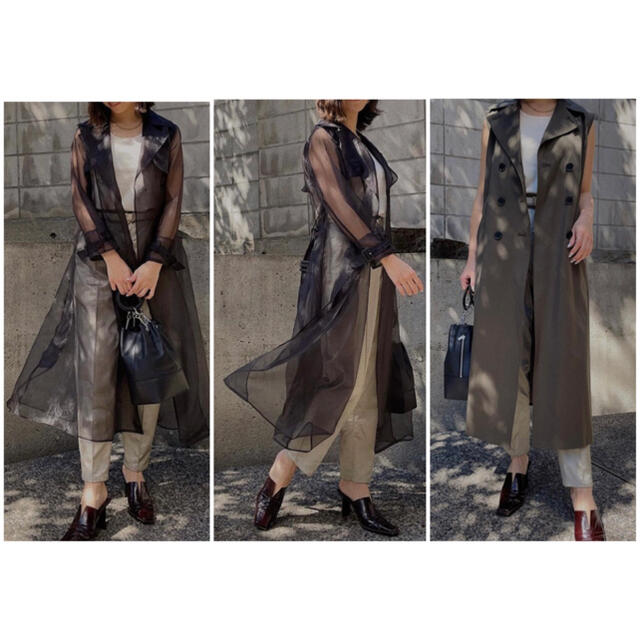 Ameri VINTAGE 4WAY SHEER DOCKING TRENCH