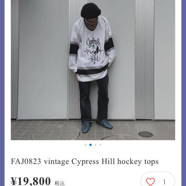 Bubbles(バブルス)のvintage cypress hill hockey tops メンズのトップス(Tシャツ/カットソー(七分/長袖))の商品写真