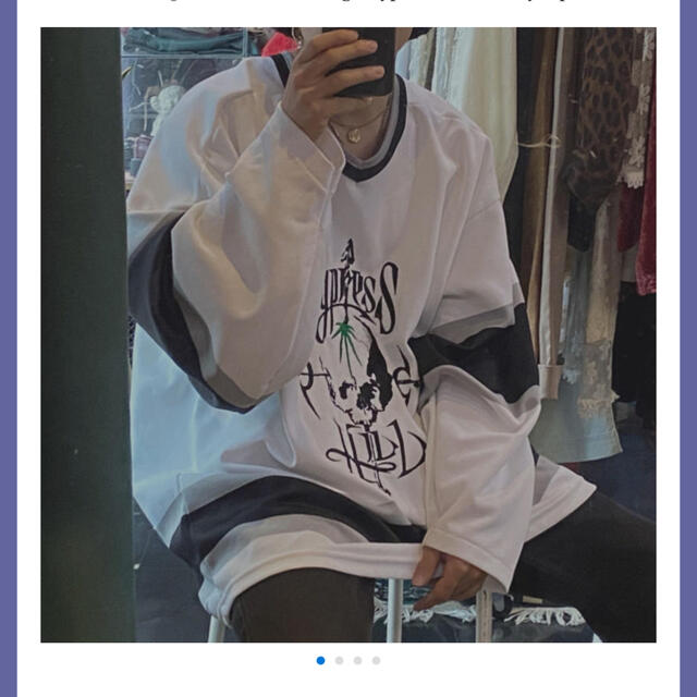 Bubbles(バブルス)のvintage cypress hill hockey tops メンズのトップス(Tシャツ/カットソー(七分/長袖))の商品写真