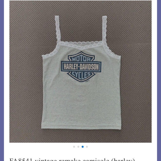 Harley Davidson(ハーレーダビッドソン)のvintage remake camisole (harley) レディースのトップス(キャミソール)の商品写真