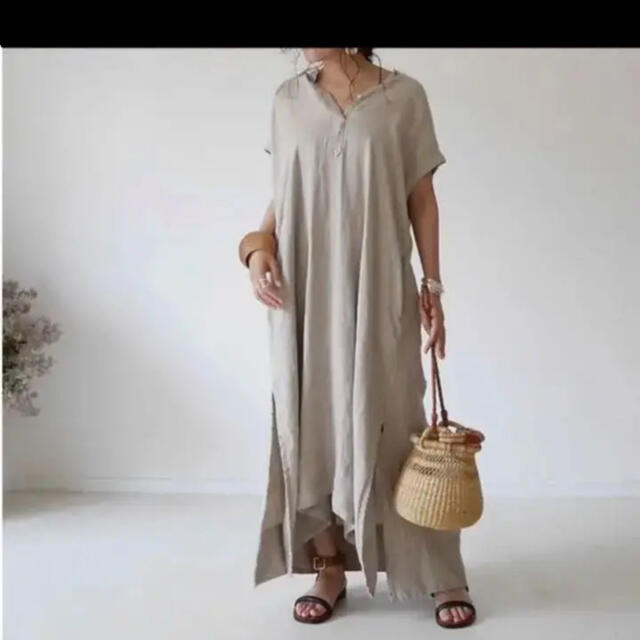 argue linen twill anmbience dress