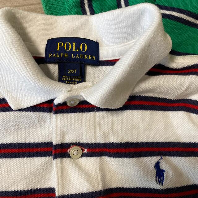 POLO RALPH LAUREN(ポロラルフローレン)のポロシャツ2枚　90 ポロ　ラルフローレン  キッズ/ベビー/マタニティのキッズ服男の子用(90cm~)(Tシャツ/カットソー)の商品写真