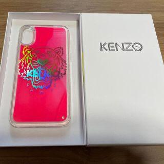 ケンゾー(KENZO)のKENZO グリッター　iPhone x. xsケース　growピンク(iPhoneケース)