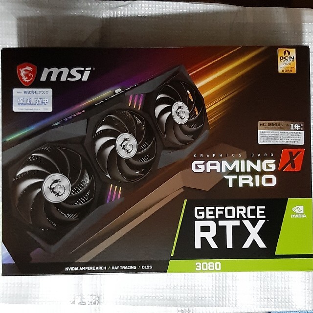 2022特集 3080 RTX GeForce MSI GAMING 10G TRIO X PCパーツ - www