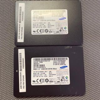 サムスン(SAMSUNG)のSamsung SSD 2.5インチSATA 128GB 二枚セット(PCパーツ)