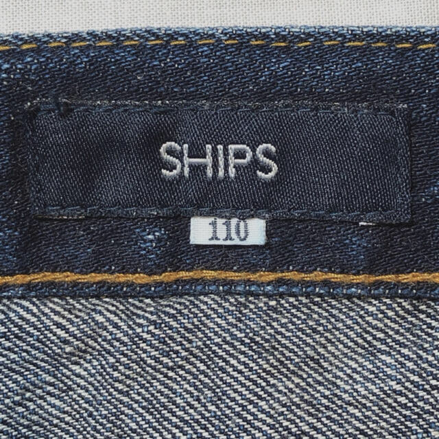 SHIPS KIDS(シップスキッズ)の【110cm】SHIPS シップス インディゴデニムハーフパンツ キッズ/ベビー/マタニティのキッズ服男の子用(90cm~)(パンツ/スパッツ)の商品写真