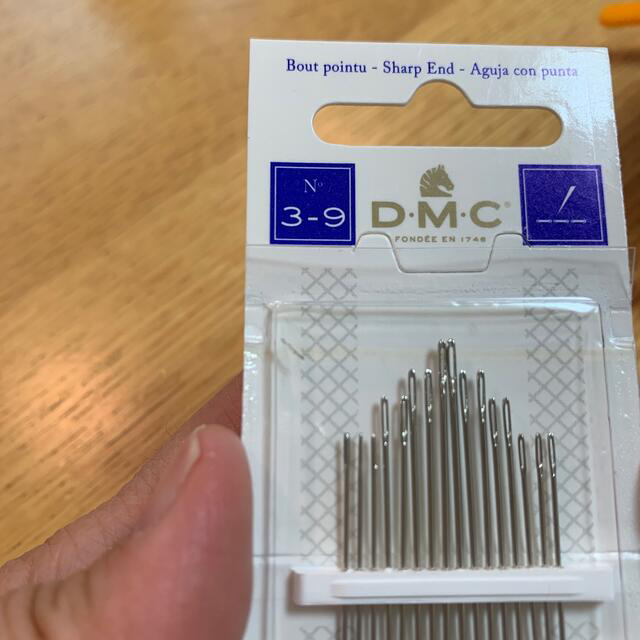 DMC 刺繍針　No ３-９　２セット ハンドメイドのハンドメイド その他(その他)の商品写真
