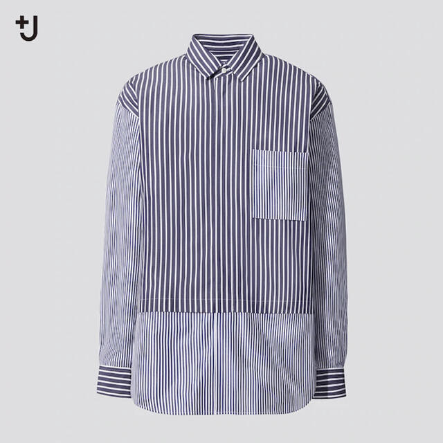 UNIQLO(ユニクロ)の新品UNIQLO +J スーピマコットン オーバーサイズシャツ メンズのトップス(Tシャツ/カットソー(七分/長袖))の商品写真