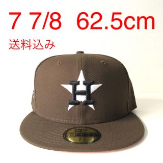 ニューエラー(NEW ERA)のNew Era ツバ裏ピンク 7/8 Cap ニューエラ アストロズ キャップ(キャップ)