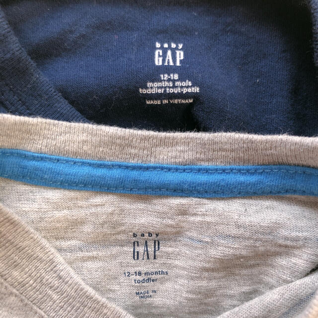 babyGAP(ベビーギャップ)のbabyGAP Tシャツ 2枚セット キッズ/ベビー/マタニティのベビー服(~85cm)(Ｔシャツ)の商品写真