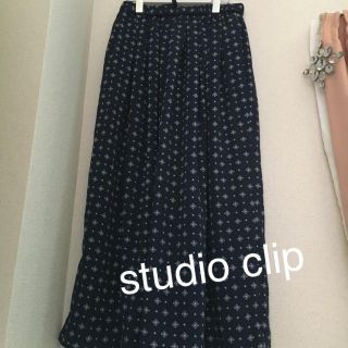 スタディオクリップ(STUDIO CLIP)のstudio clip 新品タグ付き☆小紋柄スカーチョ(その他)