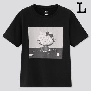 ユニクロ(UNIQLO)のユニクロ UT サンリオ キティ キティー コラボ Tシャツ 吉田ユニ ブラック(Tシャツ(半袖/袖なし))