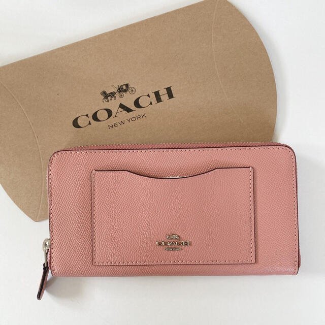 COACH(コーチ)のCOACH 長財布　ピンク(くすみカラー)  レディースのファッション小物(財布)の商品写真