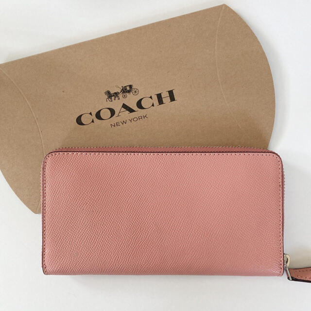 COACH(コーチ)のCOACH 長財布　ピンク(くすみカラー)  レディースのファッション小物(財布)の商品写真