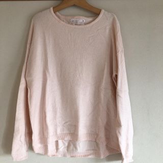 ザラ(ZARA)のZARA GIRLSニット トップスベビーピンク140(ニット)