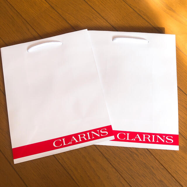 CLARINS(クラランス)のCLARINS ショッパー2枚☆ レディースのバッグ(ショップ袋)の商品写真