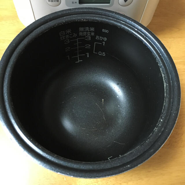 MUJI (無印良品)(ムジルシリョウヒン)の無印良品 炊飯器 ☺︎三合炊き☺︎ スマホ/家電/カメラの調理家電(炊飯器)の商品写真