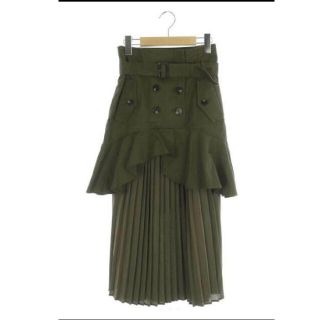 アメリヴィンテージ(Ameri VINTAGE)のAmeri vintage TRENCH PLEATS Skirt 2点セット(ロングスカート)