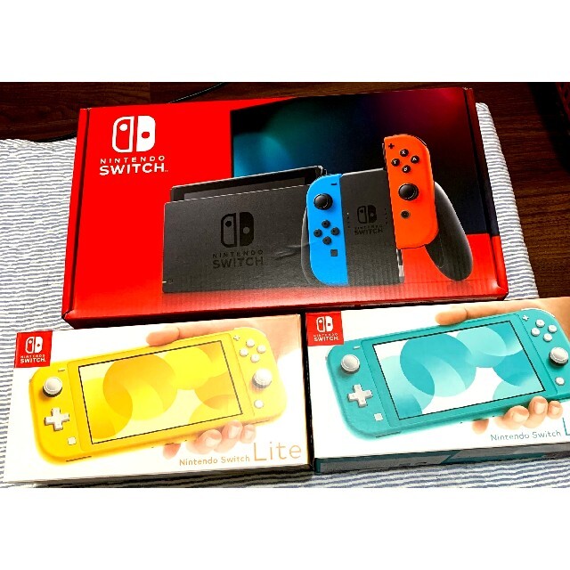 【新品未使用】ニンテンドースイッチライト 3台セット