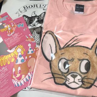 アチャチュムムチャチャ(AHCAHCUM.muchacha)のヒグチユウコ トムとジェリー Ꭲシャツ ジェリー tシャツ(キャラクターグッズ)