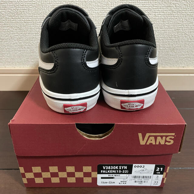 VANS(ヴァンズ)のスニーカー VANSヴァンズFALKEN V3830K SYN BLK 21cm キッズ/ベビー/マタニティのキッズ靴/シューズ(15cm~)(スニーカー)の商品写真