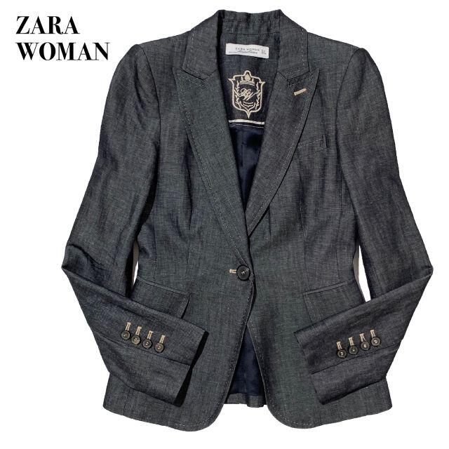 ZARA ジャケット　デニムジャケット　テーラードデニムジャケット