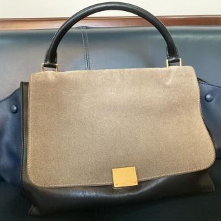 セリーヌ(celine)のフィービー　セリーヌトラペーズ　ミディアム　クリーニング済み(ハンドバッグ)