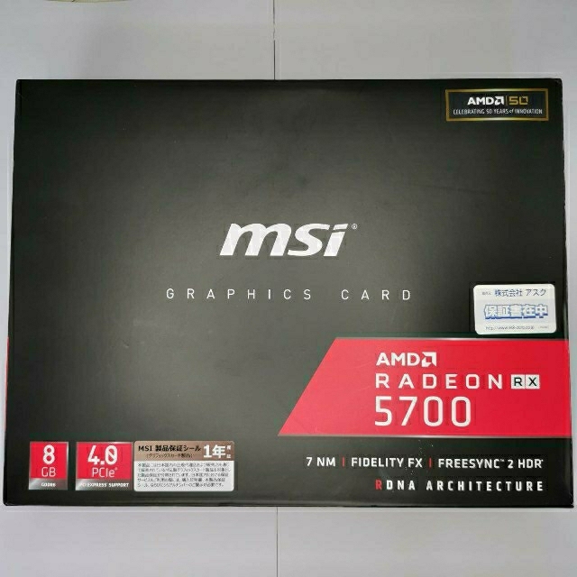 PC/タブレット【msi】Radeon RX5700