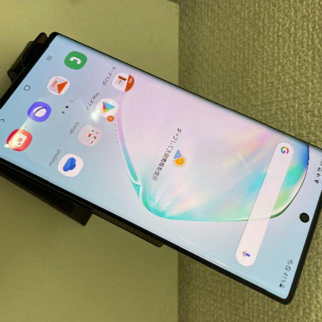 SIMフリー Galaxy Note10＋ 画面割れあり SCV45スマホ/家電/カメラ