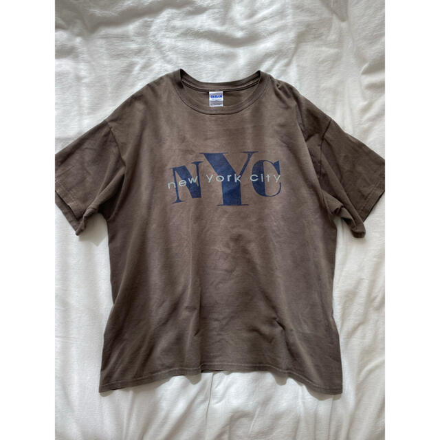 vintage NYC tee 着画あり