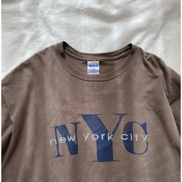 vintage NYC tee 着画あり