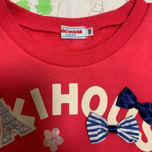 mikihouse(ミキハウス)のミキハウス 限定トレーナー キッズ/ベビー/マタニティのキッズ服女の子用(90cm~)(Tシャツ/カットソー)の商品写真