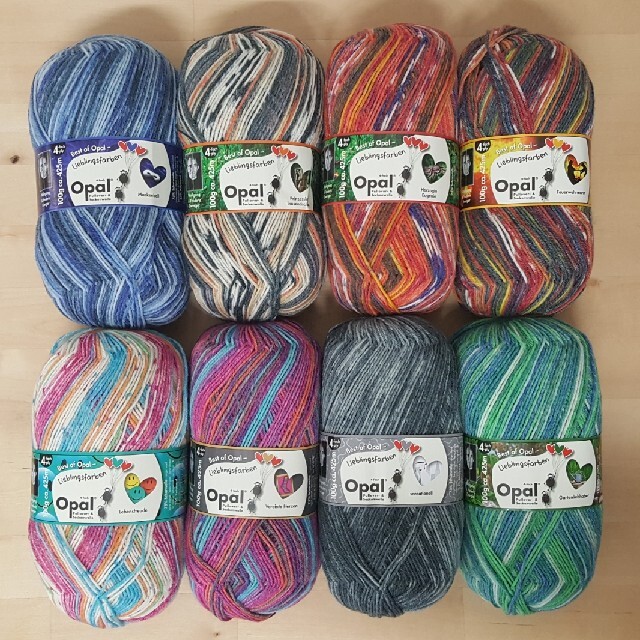 180.Opal Lieblingsfarben 全色セットasammy_yarn