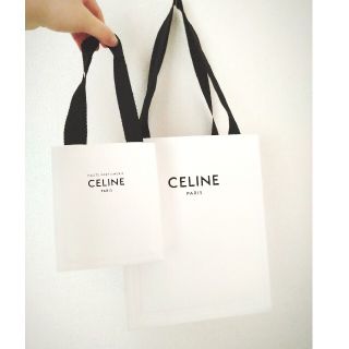 セリーヌ(celine)の送料込み！正規品CELINEショップ袋セリーヌ2つセット！ギフトラッピング用^^(ショップ袋)