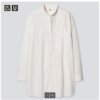 ユニクロ(UNIQLO)のuniqlo u オーバーサイズシャツ(シャツ/ブラウス(長袖/七分))