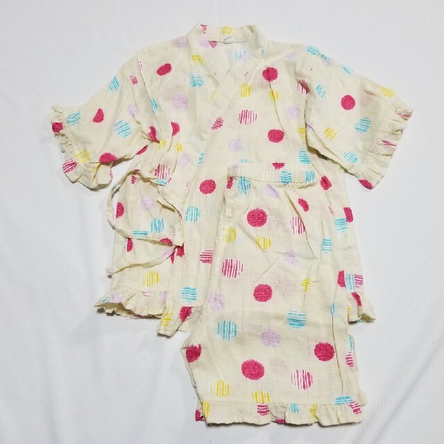 女の子用　甚平　120cm キッズ/ベビー/マタニティのキッズ服女の子用(90cm~)(甚平/浴衣)の商品写真