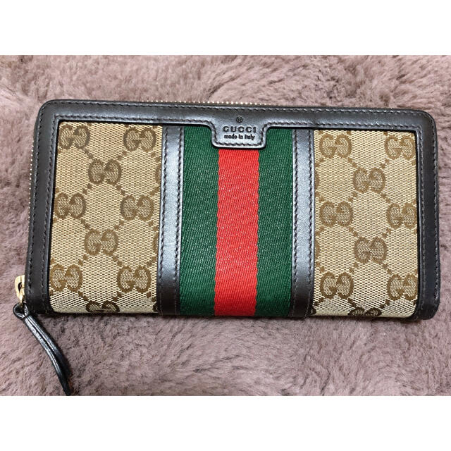 Gucci(グッチ)のGUCCI 長財布　Vintage GG wallet アラウンドジップ レディースのファッション小物(財布)の商品写真